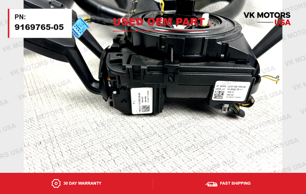 BMW E90 E91 E92 E93 Heated Steering Wheel Retrofit Partial Kit OEM