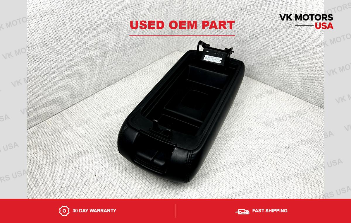 2011-2020 Jeep Grand Cherokee Center Console Lid LEATHER Arm Rest BLACK