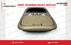 Toyota Sequoia 2001-2007 Overhead Console Dome Light Beige OEM 83290-0C011