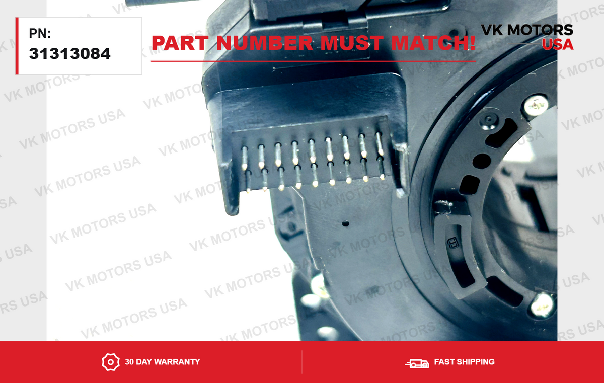 Volvo XC90 Clock Spring 2005-2014 Steering Wheel Angle Contact Reel 31313084