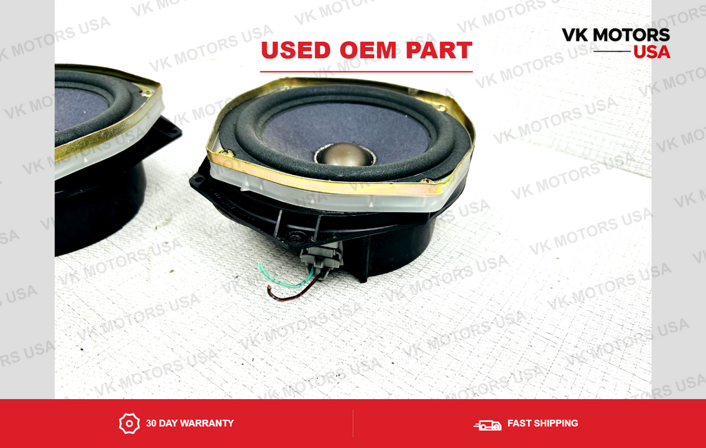 1998-2002 Acura RL Front Door Speaker Set Bose Left+Right  OEM