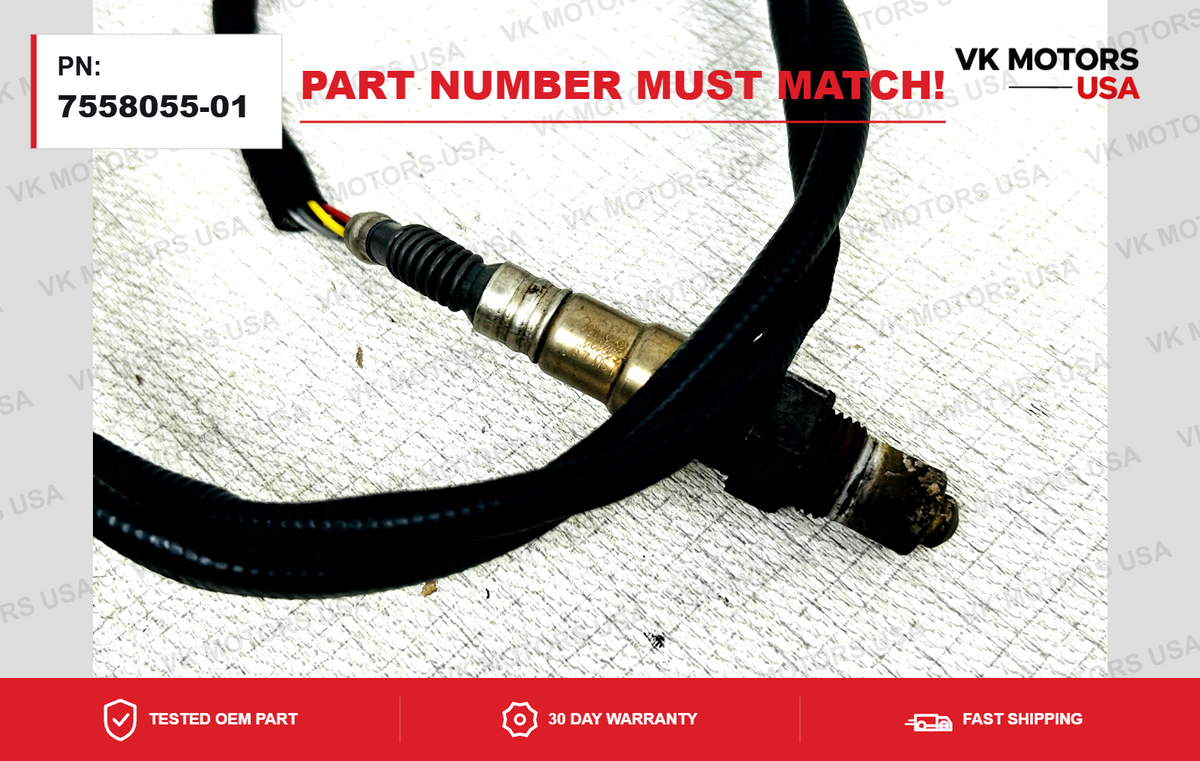 2011 BMW E90 328I X3 OXYGEN SENSORS LAMBDA 2psc 7558055-01 and 7558073-01 Bosch