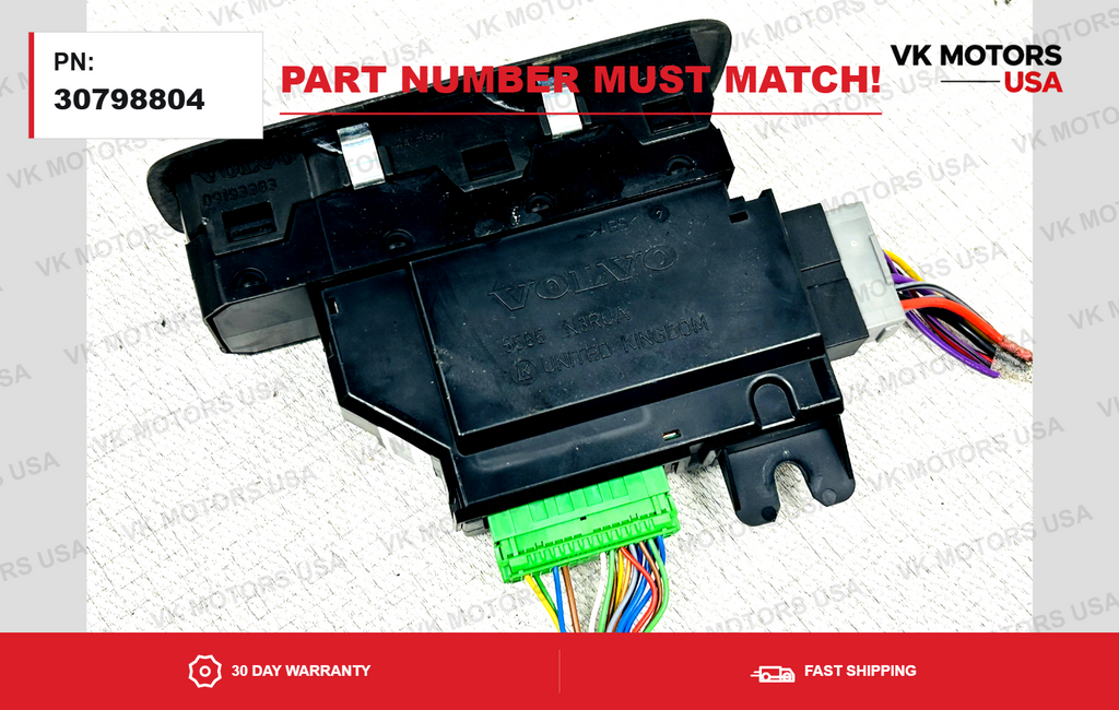 OEM 2007-2014 VOLVO S60 V70 XC90 Driver Door Master Window Switch 30798804 ✅