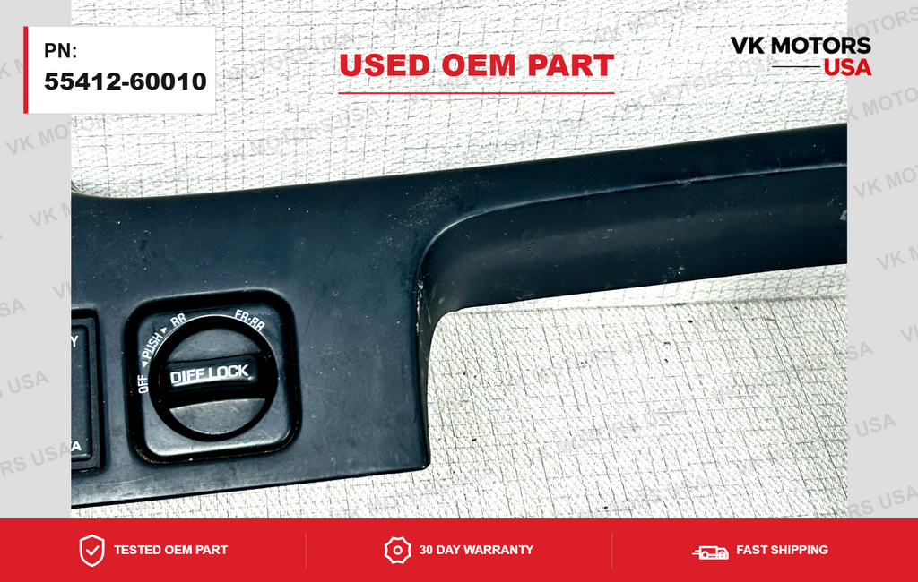 1991-1994 Toyota Land Cruiser Lower Dashboard Trim Bezel OEM Dash Panel Cover