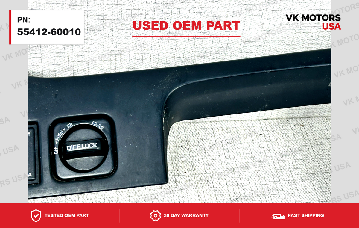 1991-1994 Toyota Land Cruiser Lower Dashboard Trim Bezel OEM Dash Panel Cover