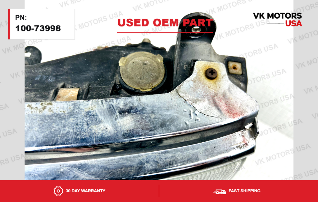 91 92 93 94 Toyota Land Cruiser Headlight Assembly OEM Drivers Left Side LH