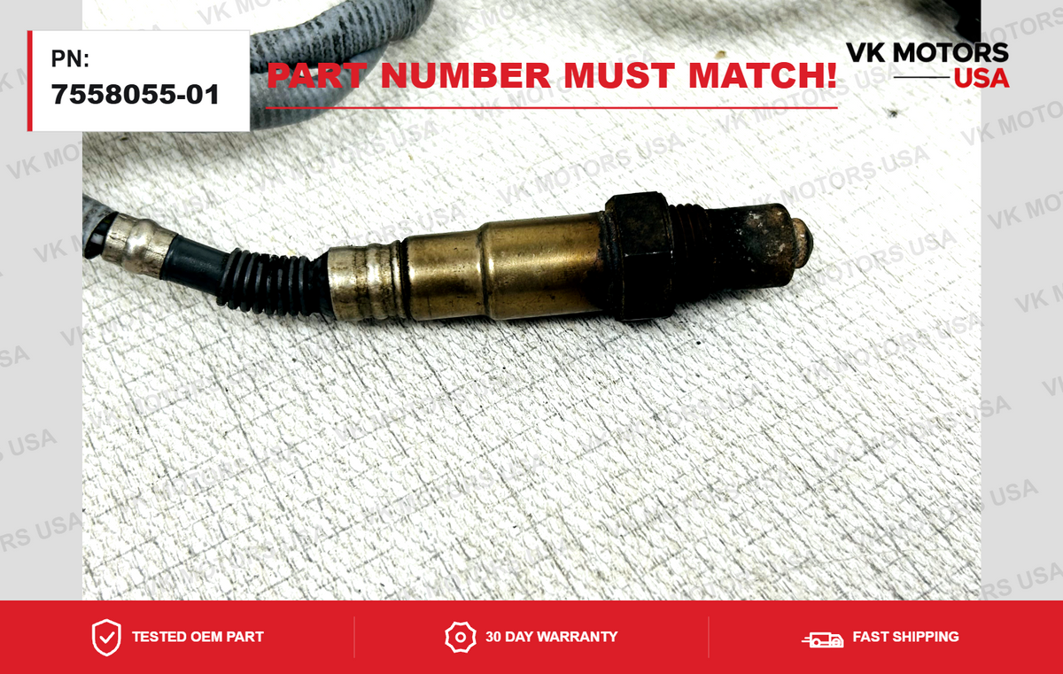 2011 BMW E90 328I X3 OXYGEN SENSORS LAMBDA 2psc 7558055-01 and 7558073-01 Bosch