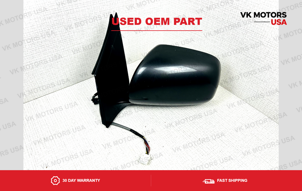 2004–2009 Lexus RX330 RX350 RX400h Driver Side Power Door Mirror Dark Gray OEM