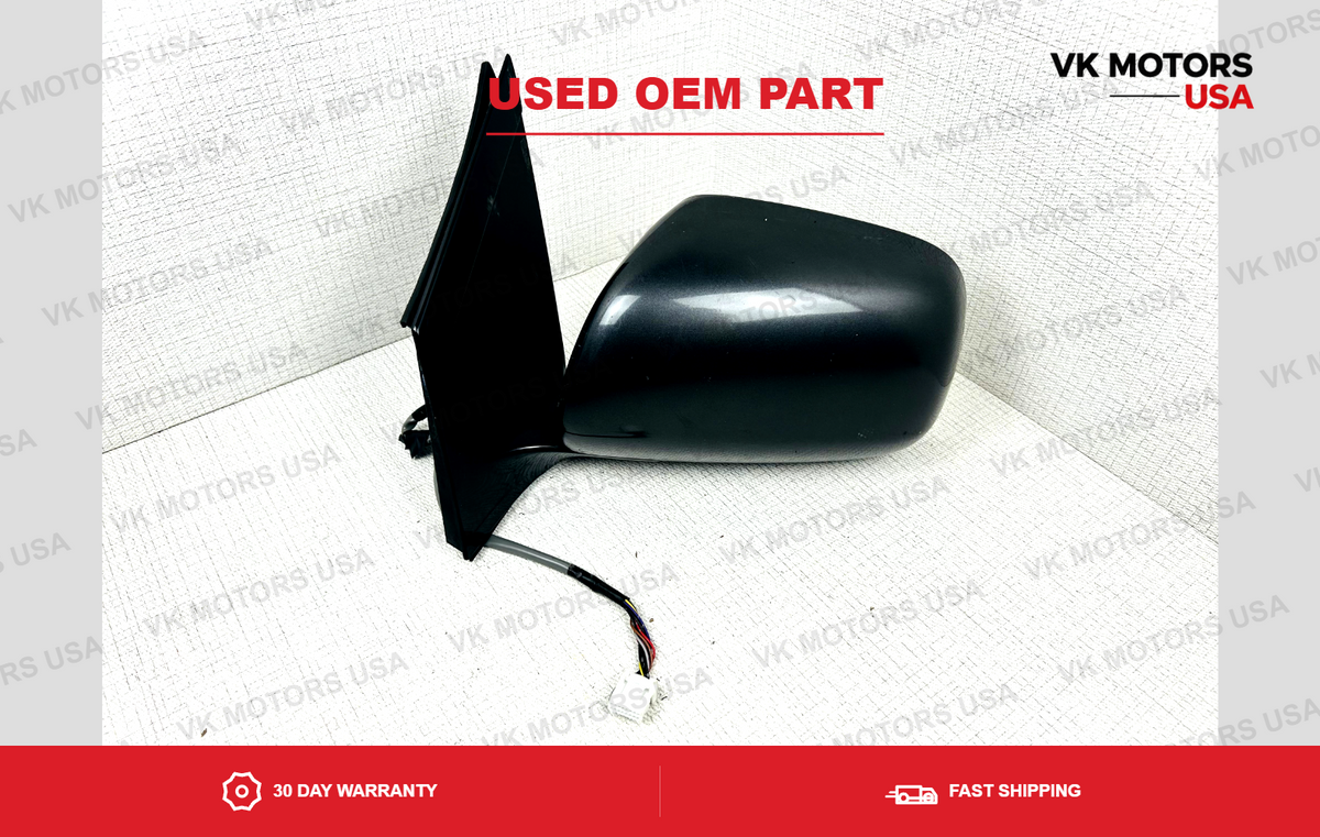 2004–2009 Lexus RX330 RX350 RX400h Driver Side Power Door Mirror Dark Gray OEM