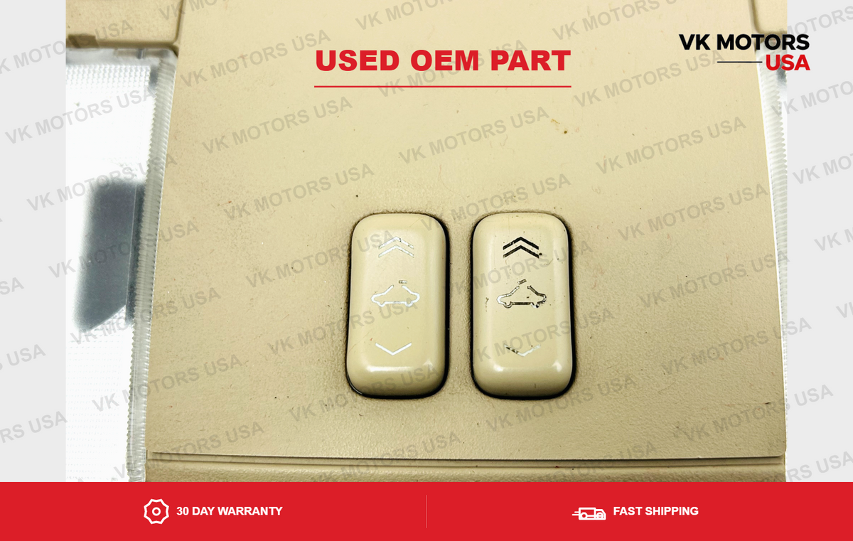 Overhead Console Map Lights Sunroof Switch Homelink Shale Cadillac DTS 06-11 OEM