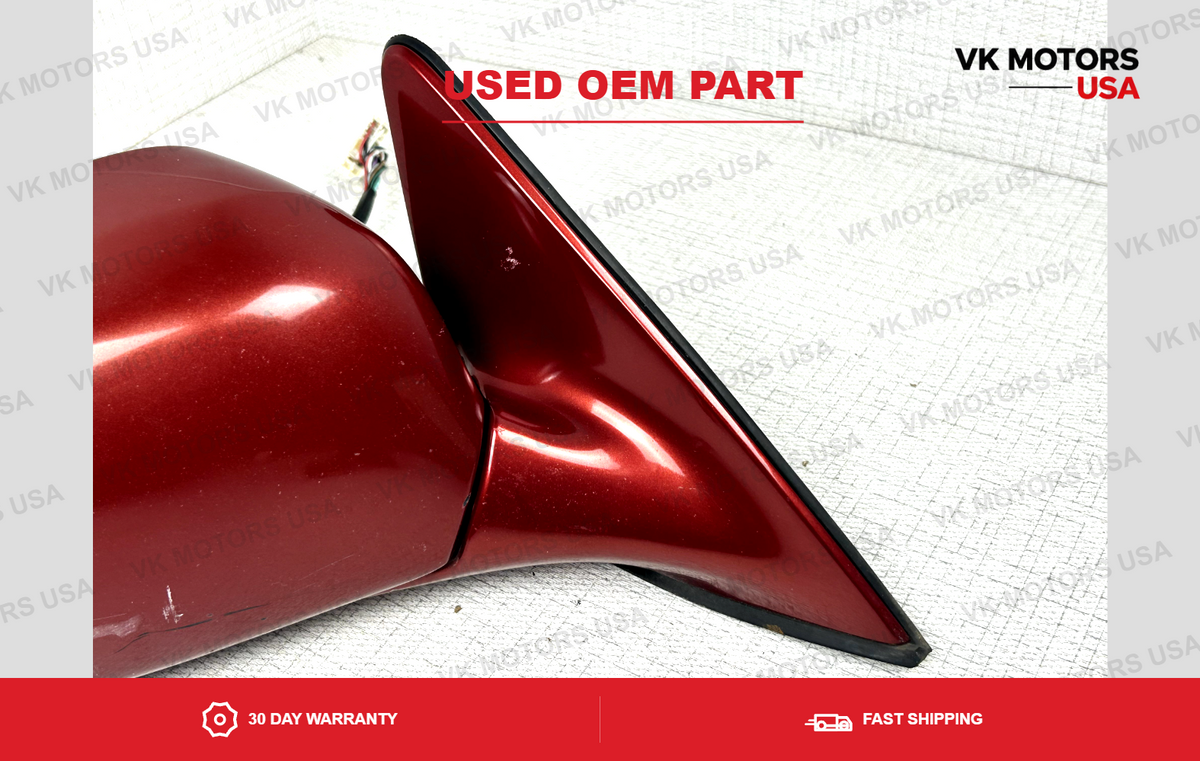 98-05 Lexus GS300 GS400 GS430 OEM Passeger  Side Door Mirror Cinnabar Pearl 3N1