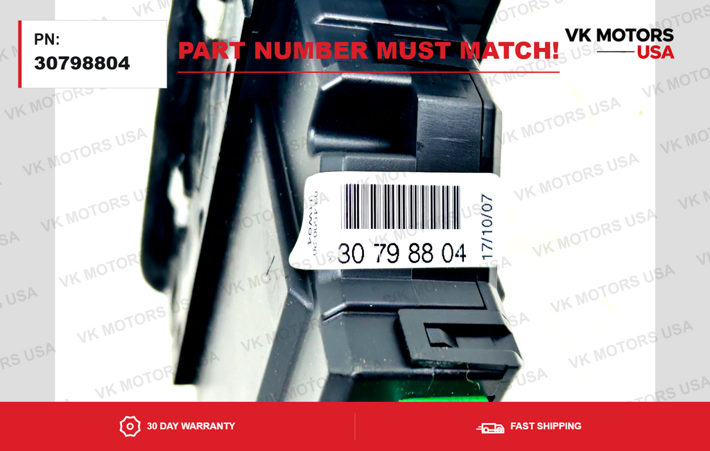OEM 2007-2014 VOLVO S60 V70 XC90 Driver Door Master Window Switch 30798804 ✅
