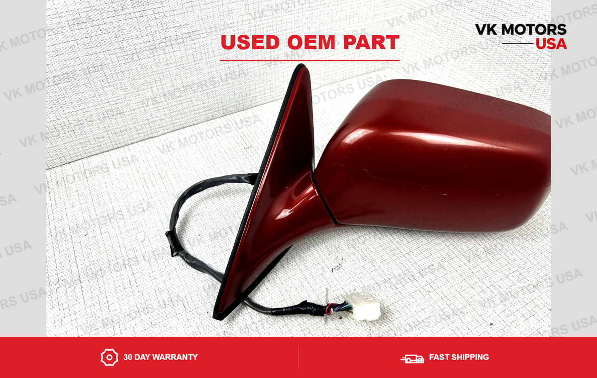 1998-2005 Lexus GS300 GS400 GS430 OEM Driver Side Door Mirror Cinnabar Pearl 3N1