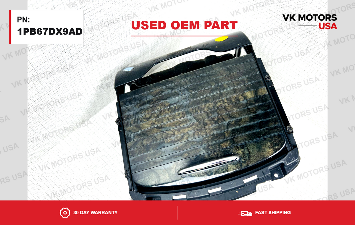 2011-2014 CHRYSLER 300 Heated & Cooled Console Cup Holder OEM 1PB67DX9AD Cover