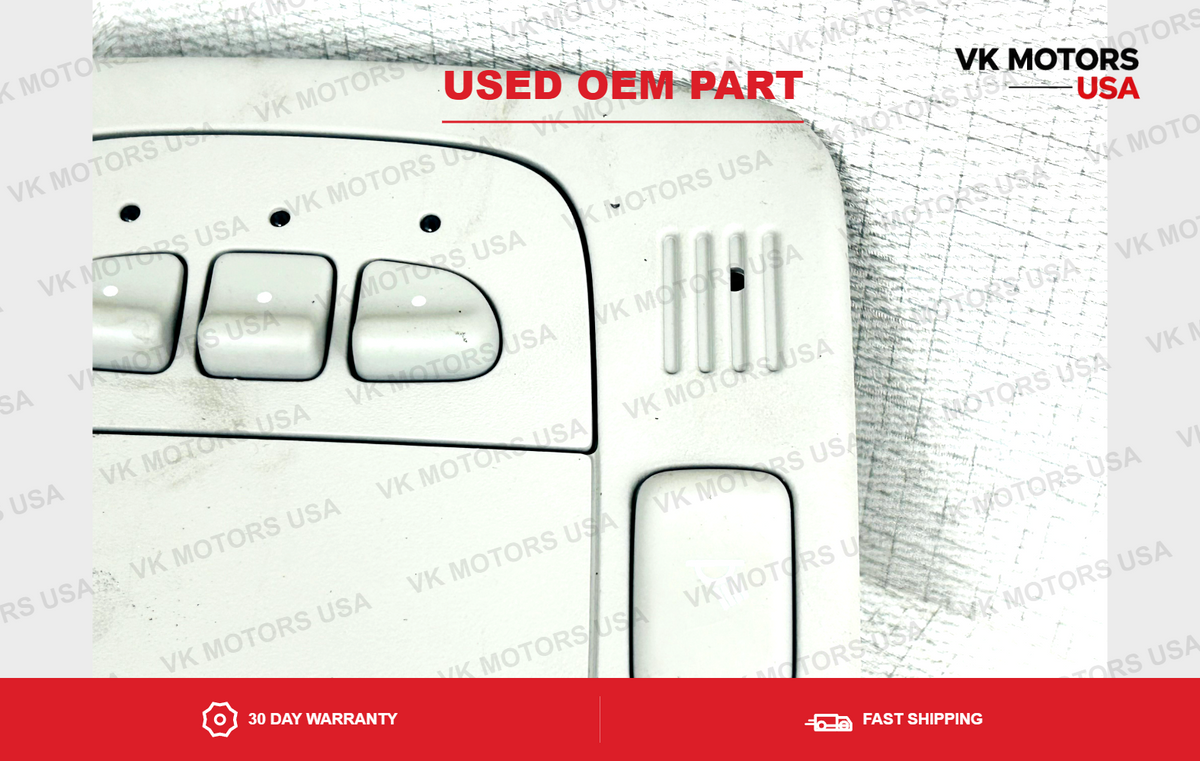 Overhead Console Map Lights Sunroof Switch Homelink Shale OEM 06-11 Cadillac DTS