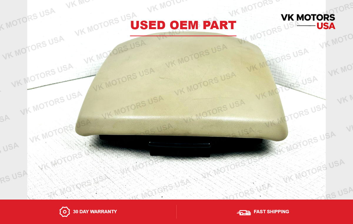 2009-2015 Honda Pilot Front Center Console Arm Rest Lid/ Compartment Door Beige
