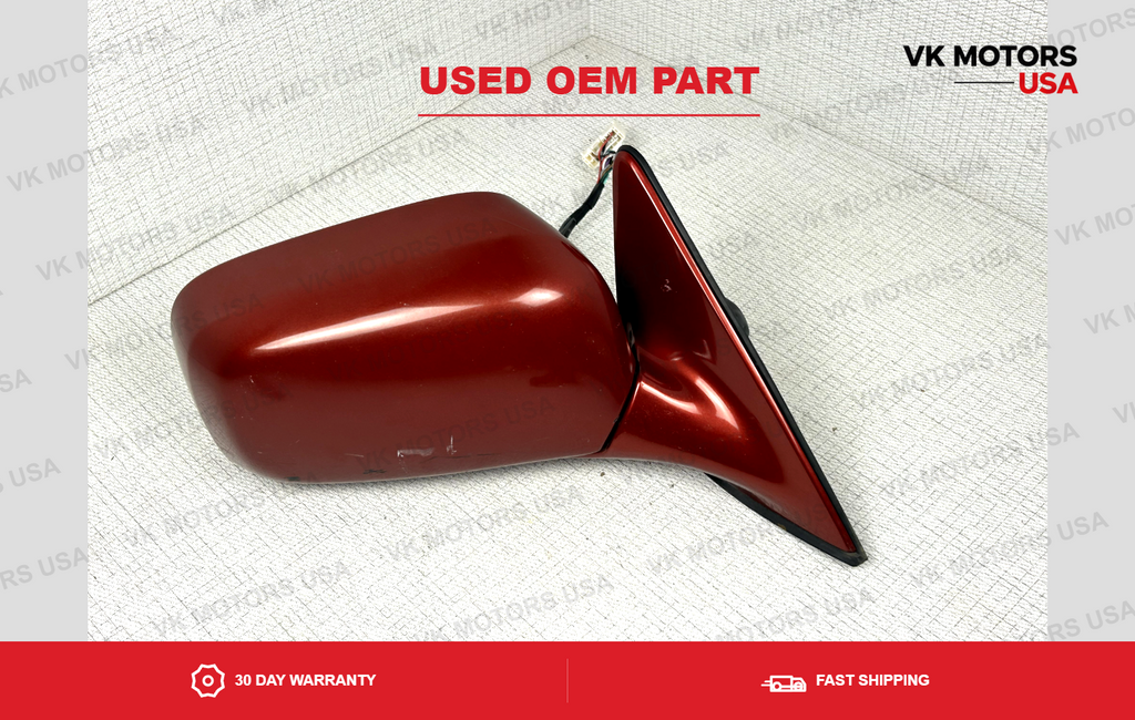 98-05 Lexus GS300 GS400 GS430 OEM Passeger  Side Door Mirror Cinnabar Pearl 3N1