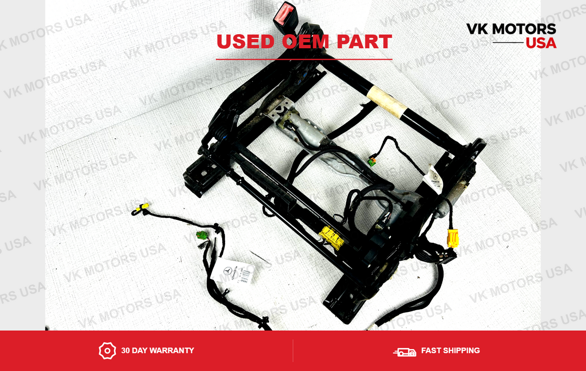 2008-2015 Mercedes W204 C300 GLK350 Front Left Adjustment Seat Track Frame OEM