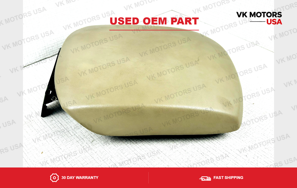 2009-2015 Honda Pilot Front Center Console Arm Rest Lid/ Compartment Door Beige