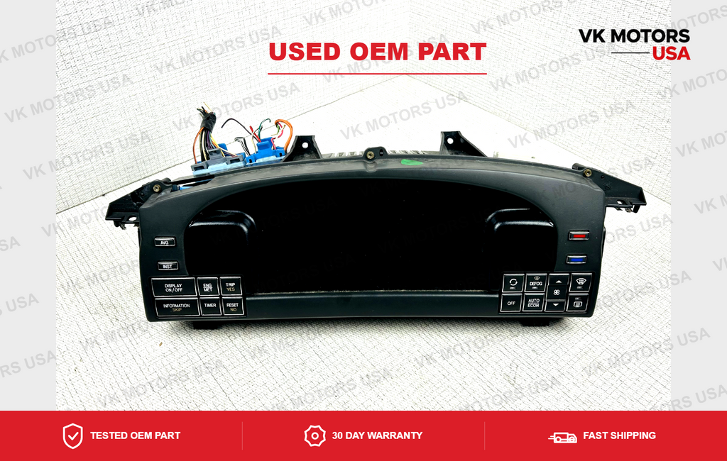 OEM Speedometer Gauges Instrument Cluster Digital 1997-99 Cadillac Deville 34K