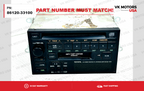 Toyota Mr2 Supra Land Cruiser Stereo CD Cassette Radio 86120-33100 OEM