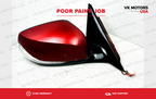 2014-2021 Infiniti Q50 Right Passenger Side View Door Mirror Red OEM