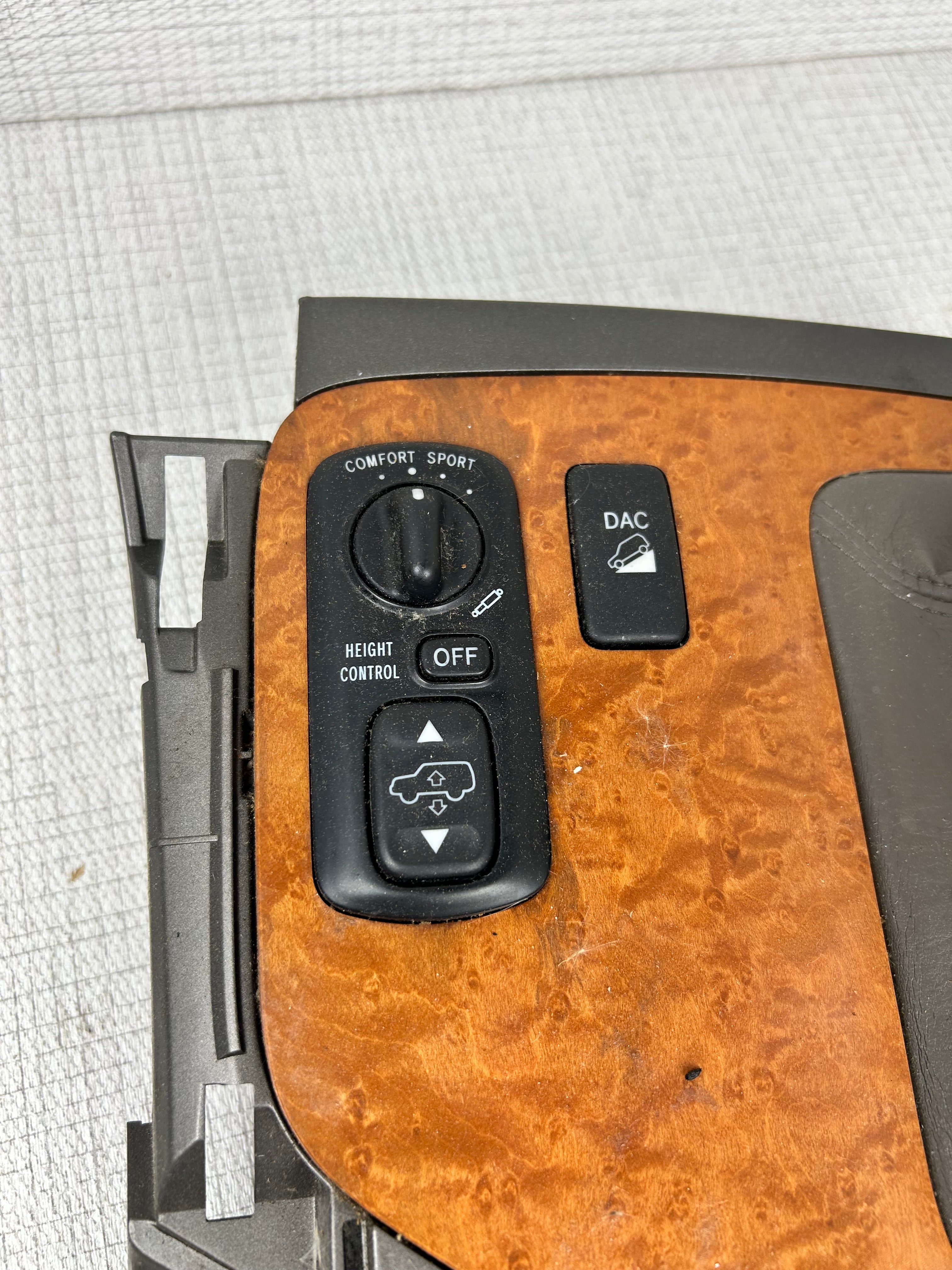 2003-2009 Lexus GX470 Gear Shifter Center Console Bezel woodgrain