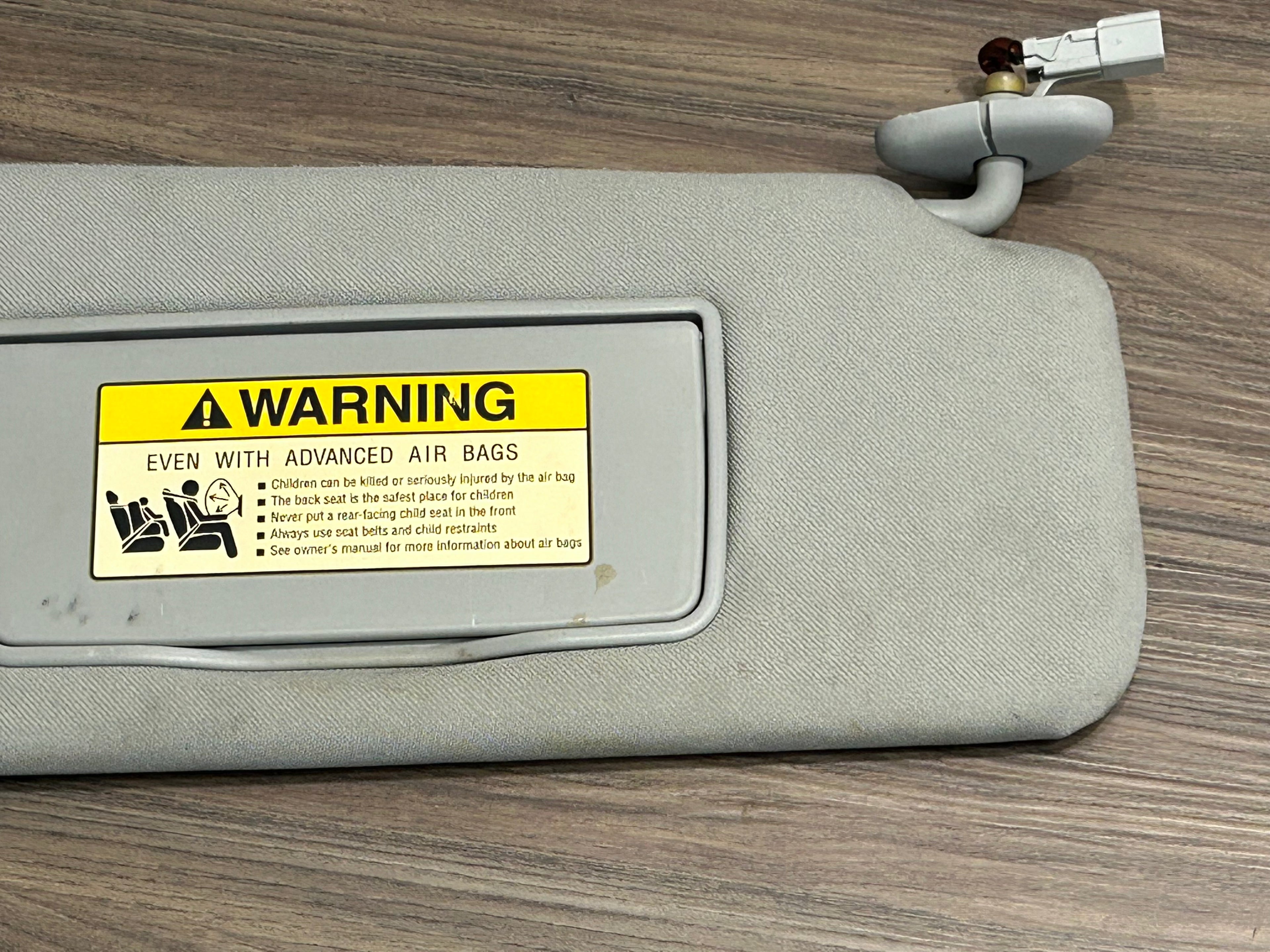 🚘✅ 2007 - 2012 ACURA RDX Sun Visor Shade Light Gray Right Passenger RH OEM