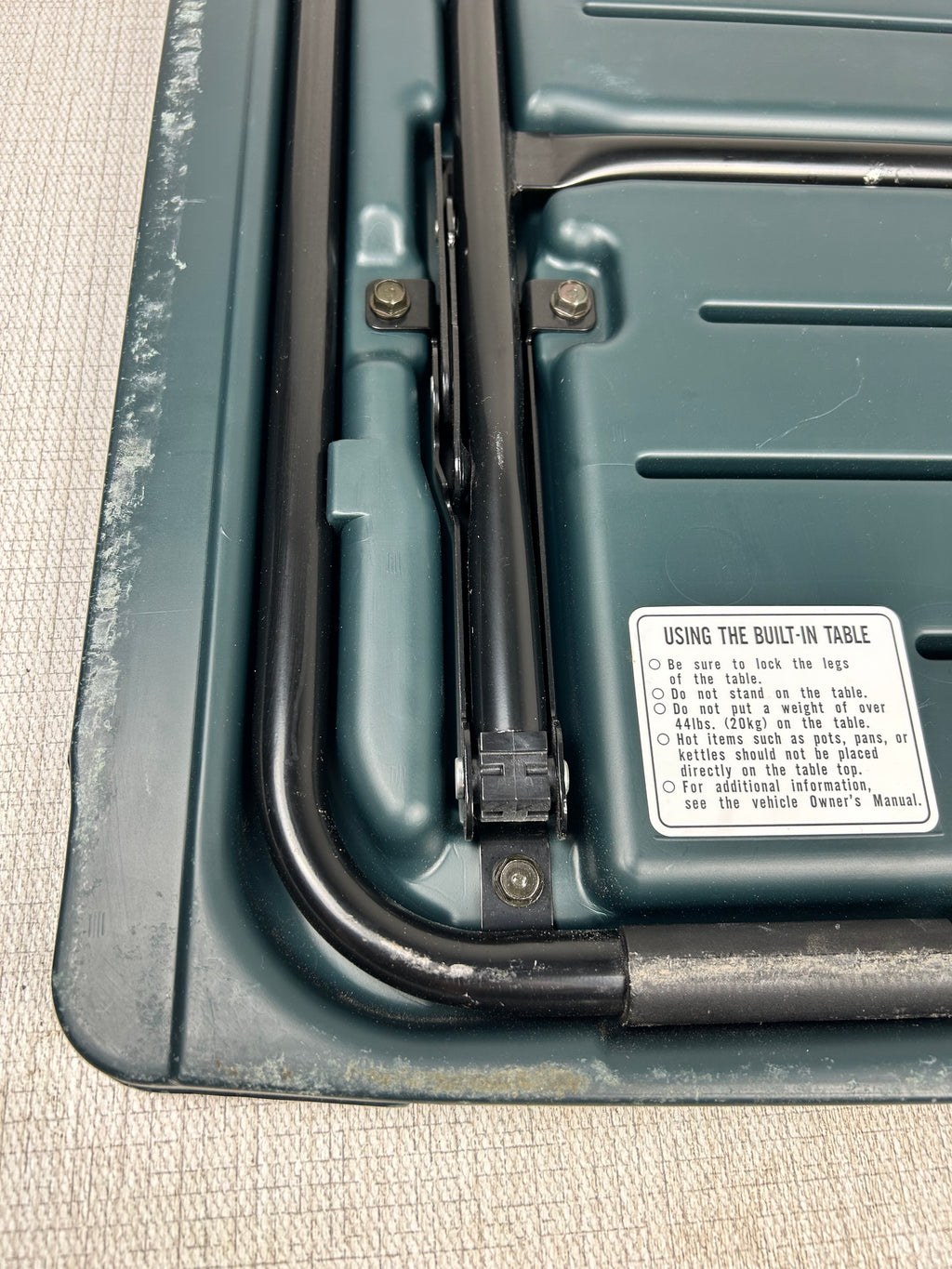 2002-2006 Honda Cr-V CRV Rear Picnic Table Green Folding Cargo Tray Liner OEM