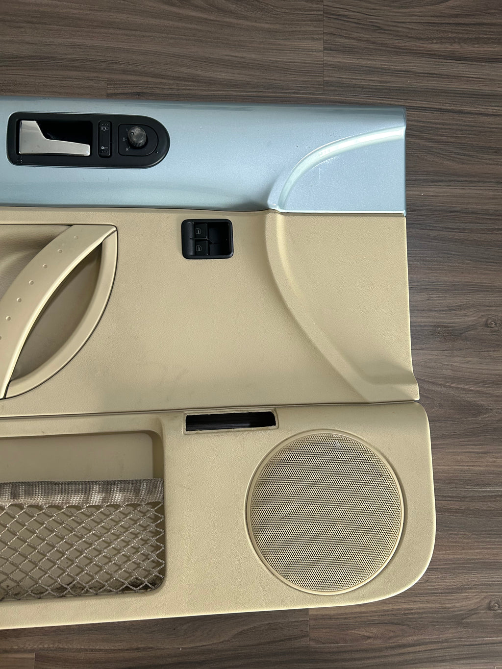 1998-2010 VW Volkswagen New Beetle Cloth HARDTOP Door Panel Set OEM CREMA