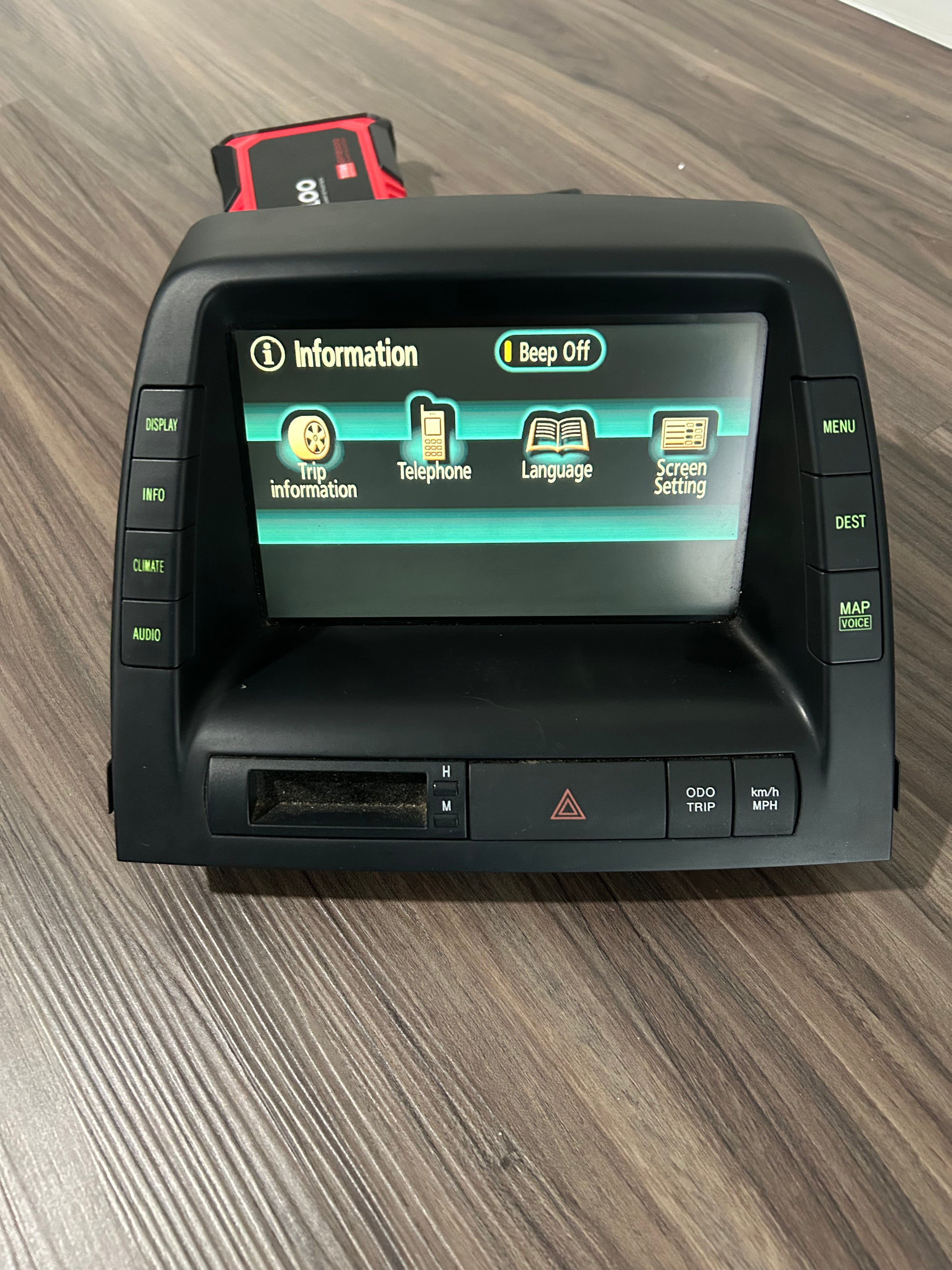 06-09 TOYOTA Prius Information Info Display Center Screen Monitor 86110-47220