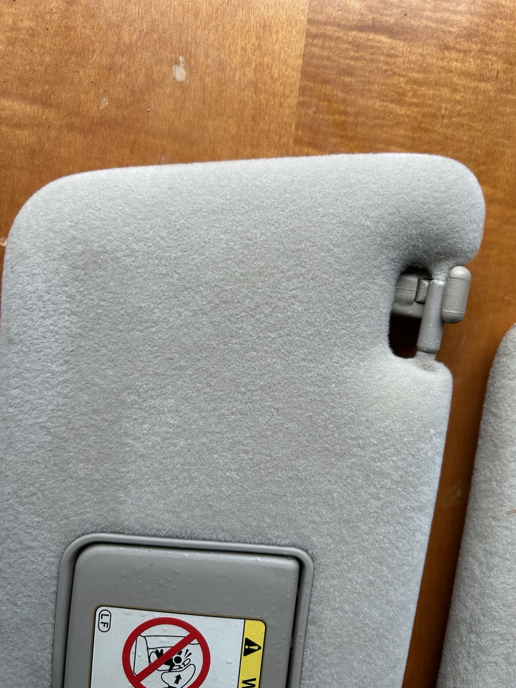 1999-2003 LEXUS RX300 Driver & Passenger SUNVISORS Gray OEM