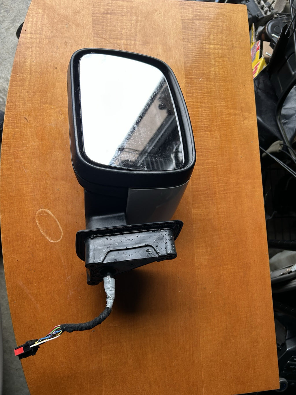 Driver Left Side View Mirror Power Painted Fits 10-13 RANGE ROVER SPORT White