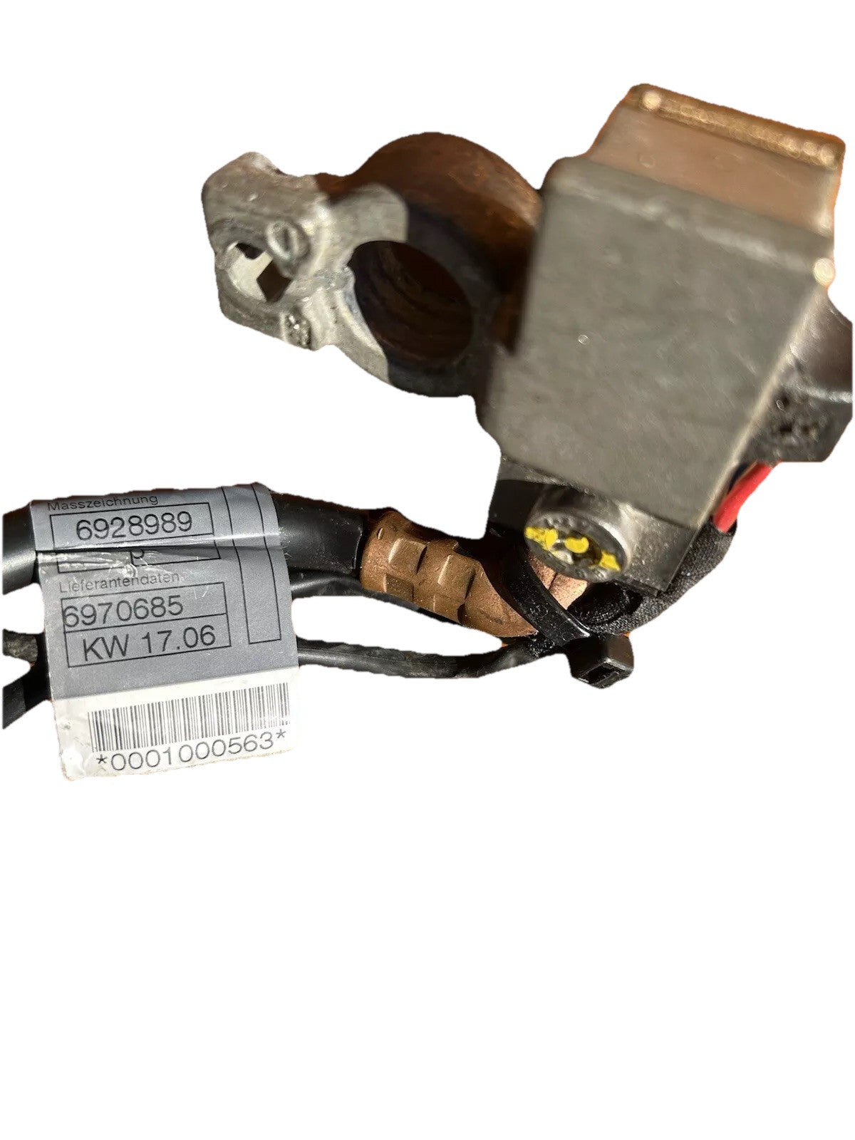 ☑️ 06-13 BMW E90 E92 E93 335 M3 BATTERY NEGATIVE CABLE TERMINAL IBS GROUND OEM