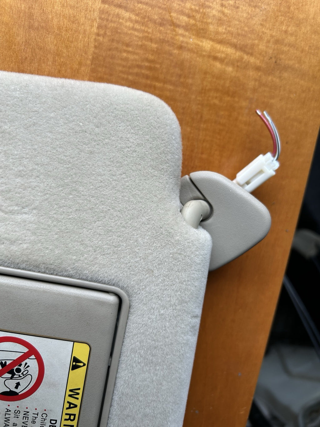 1999-2003 LEXUS RX300 Driver & Passenger SUNVISORS Gray OEM