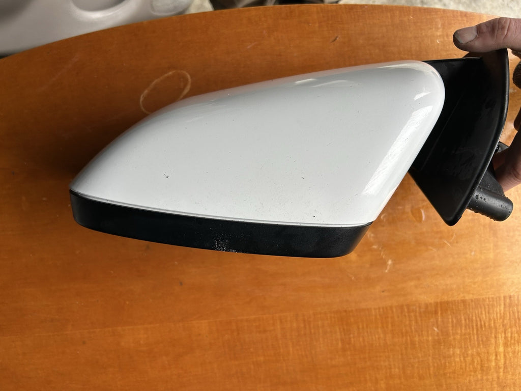 Driver Left Side View Mirror Power Painted Fits 10-13 RANGE ROVER SPORT White