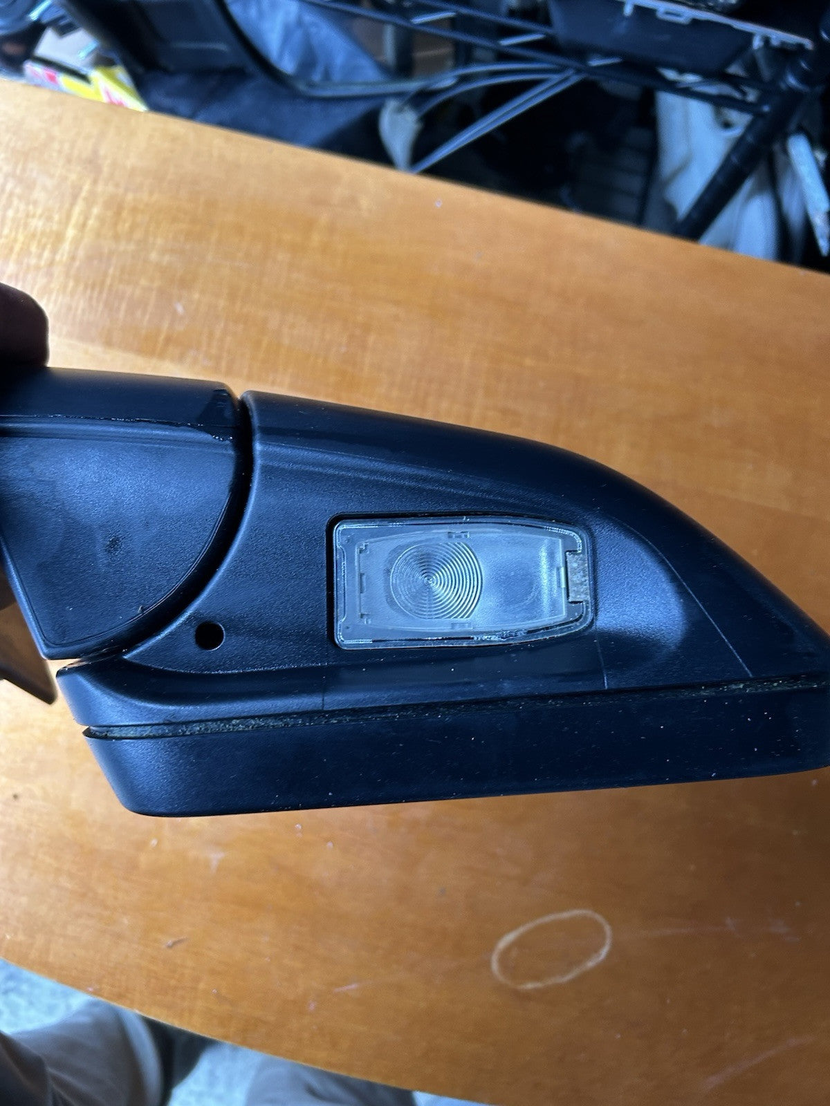 Driver Left Side View Mirror Power Painted Fits 10-13 RANGE ROVER SPORT White