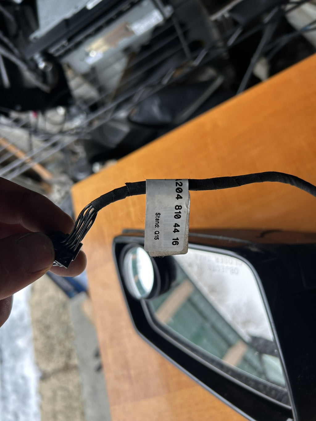 2010 2011 Mercedes Benz W204 C300 Right Side Door Mirror 2048104416 Black