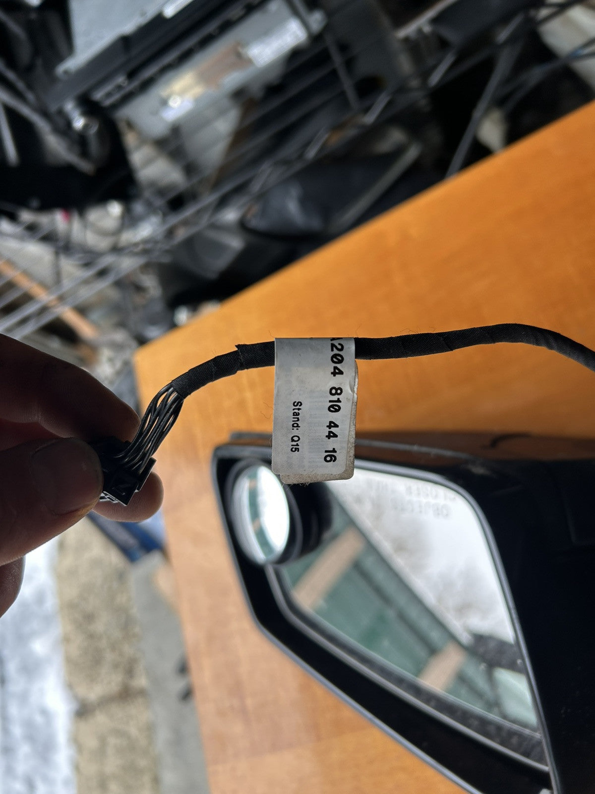 2010 2011 Mercedes Benz W204 C300 Right Side Door Mirror 2048104416 Black