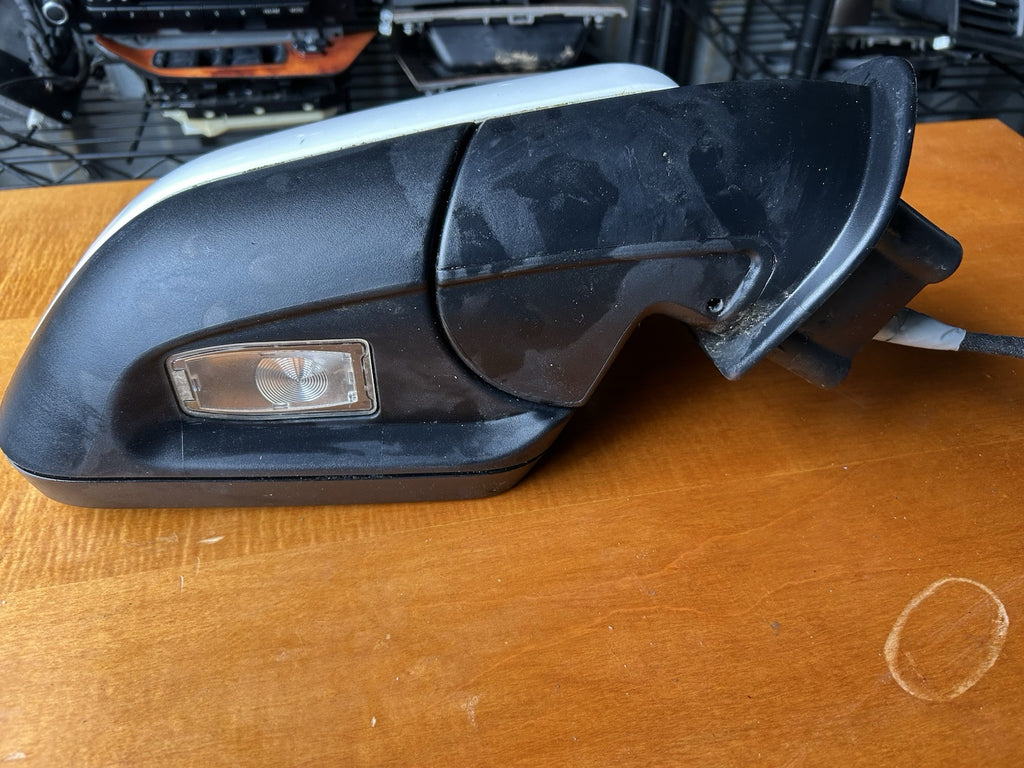 OEM PASSENGER Right Side View Mirror Power Heated White 10-13 Range Rover Sport