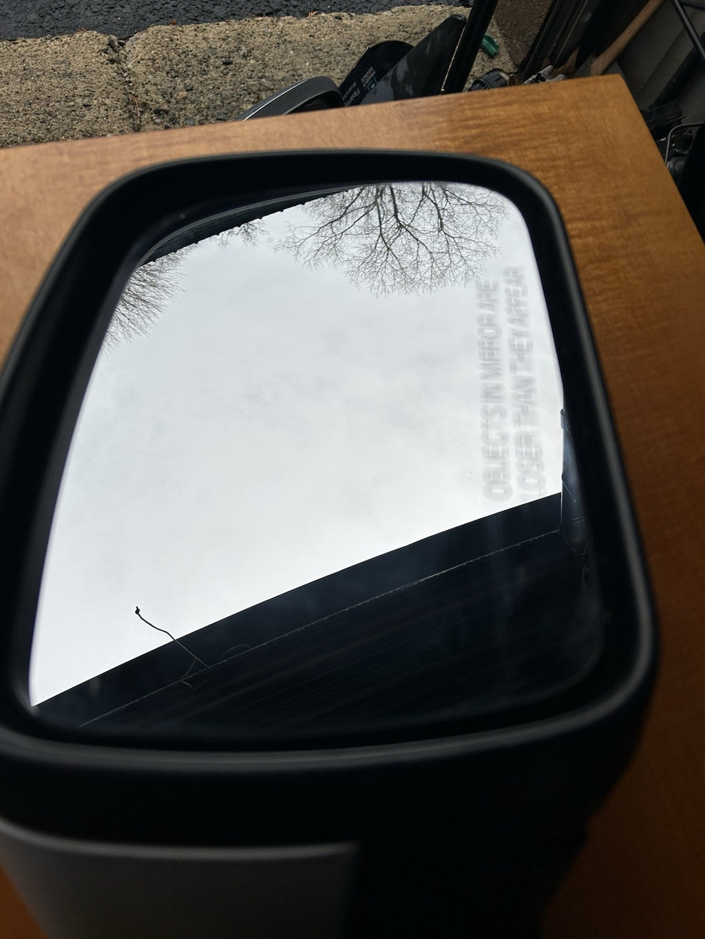 OEM PASSENGER Right Side View Mirror Power Heated White 10-13 Range Rover Sport