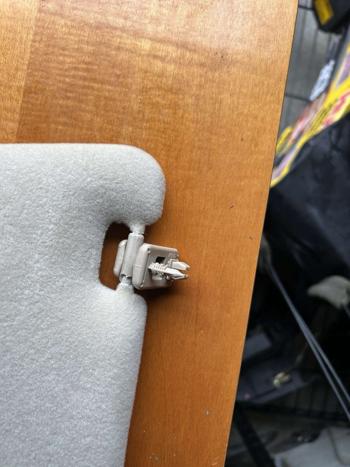 1999-2003 LEXUS RX300 Driver & Passenger SUNVISORS Gray OEM