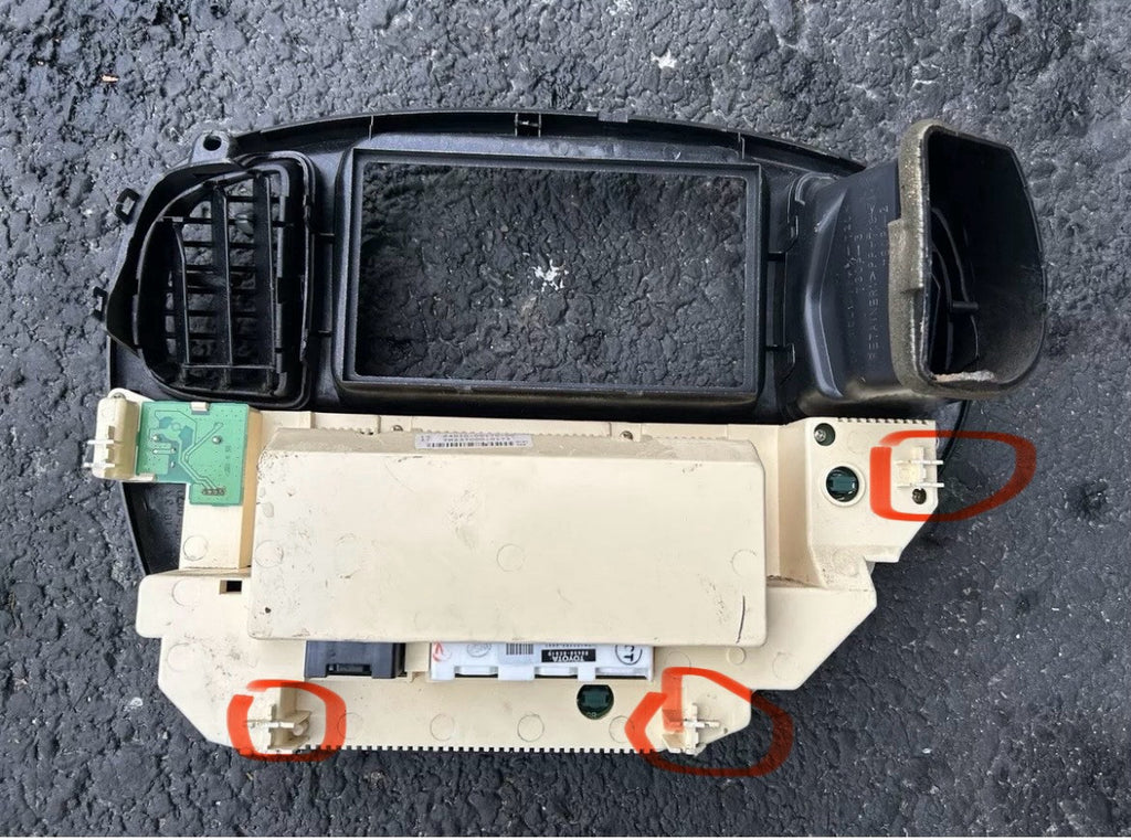 ✅ 01 02 03 04 Toyota Sequoia AC Temp Heater Climate Control Bezel 84010-0C112-E0