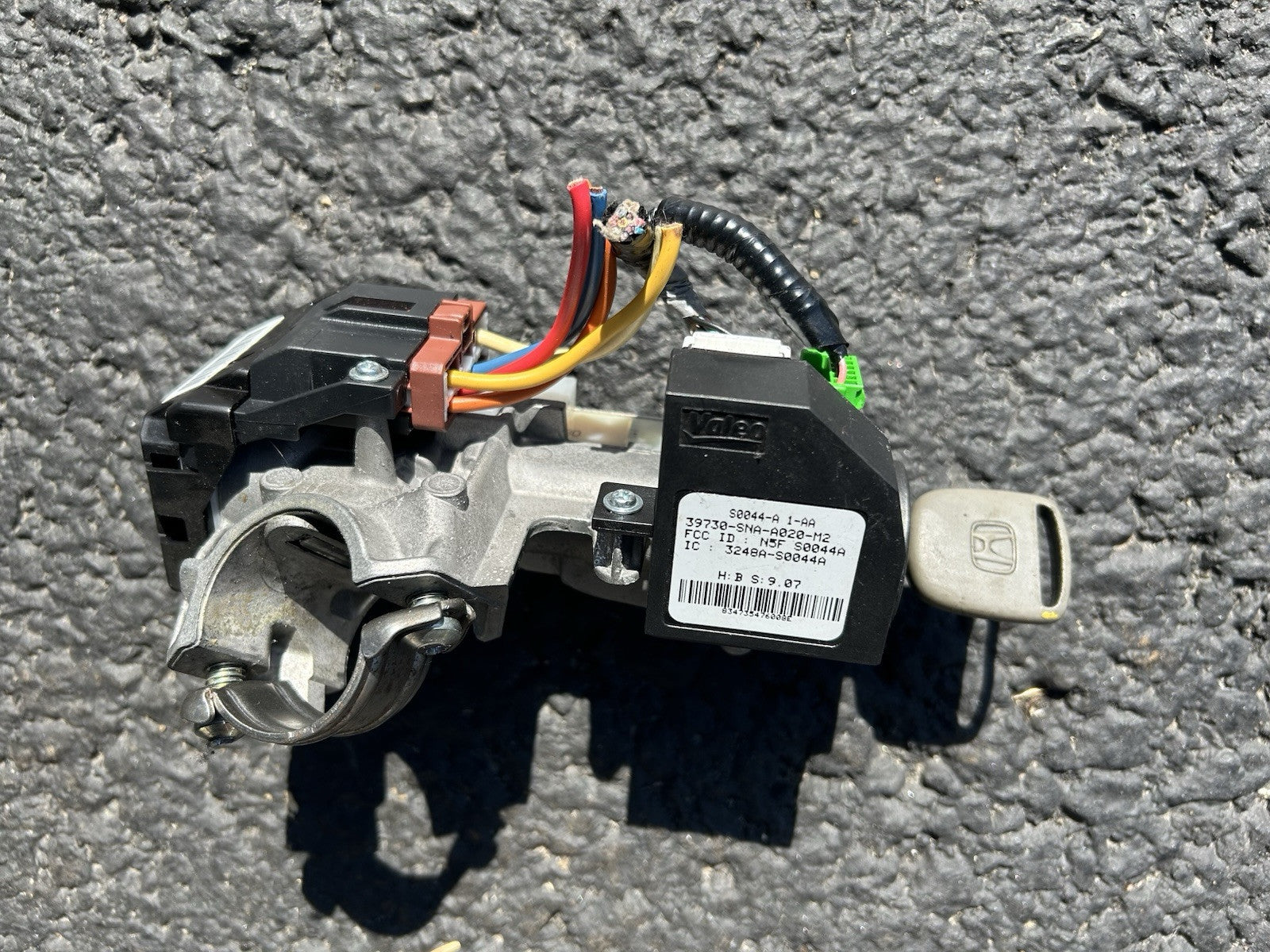 2006-2011 HONDA CIVIC IGNITION LOCK W/KEY & IMMOBILIZER OEM 39730-SNA-A020-M2