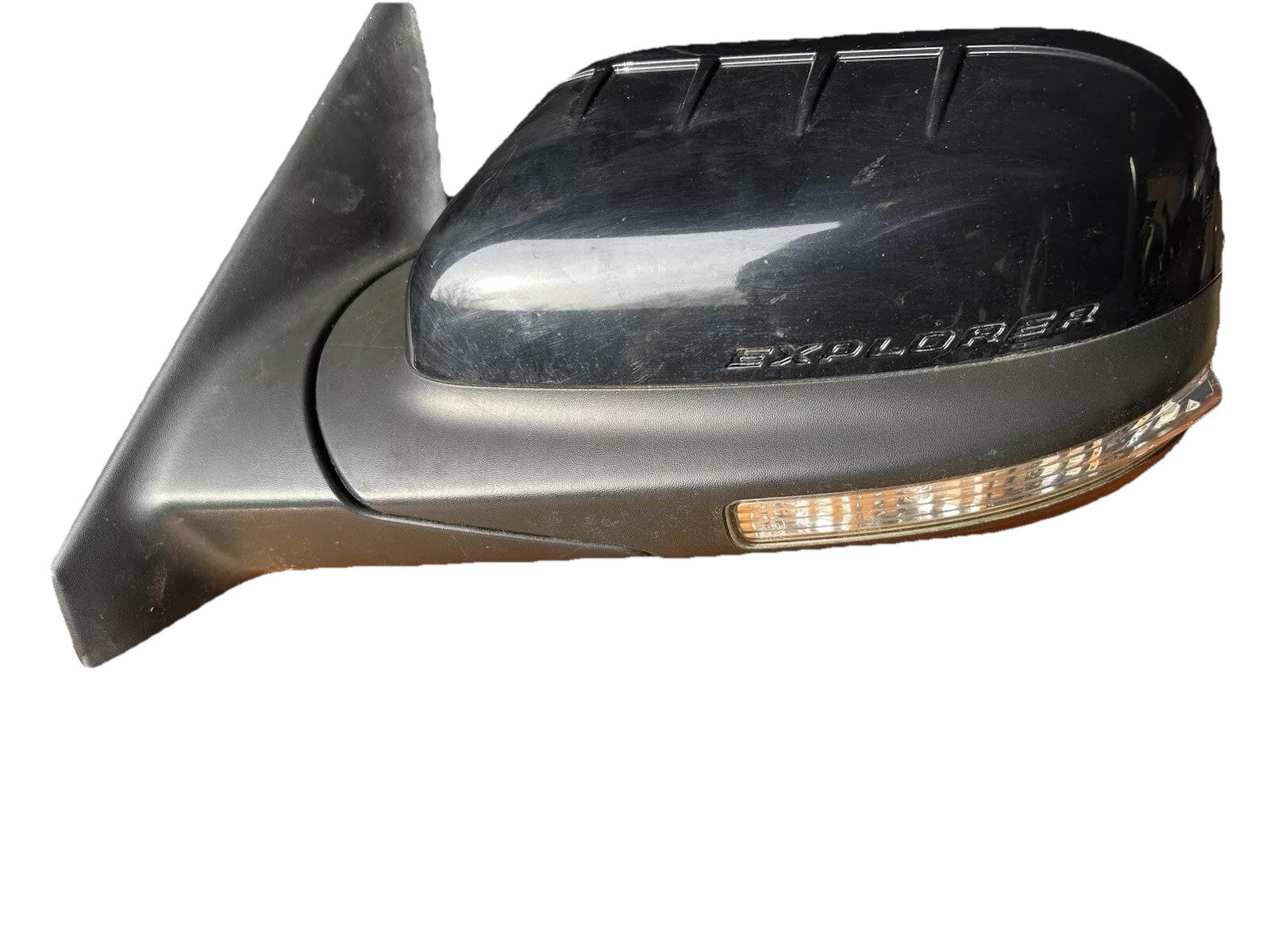 2011-2015 Ford Explorer Left Driver Side View Door Mirror Power Black