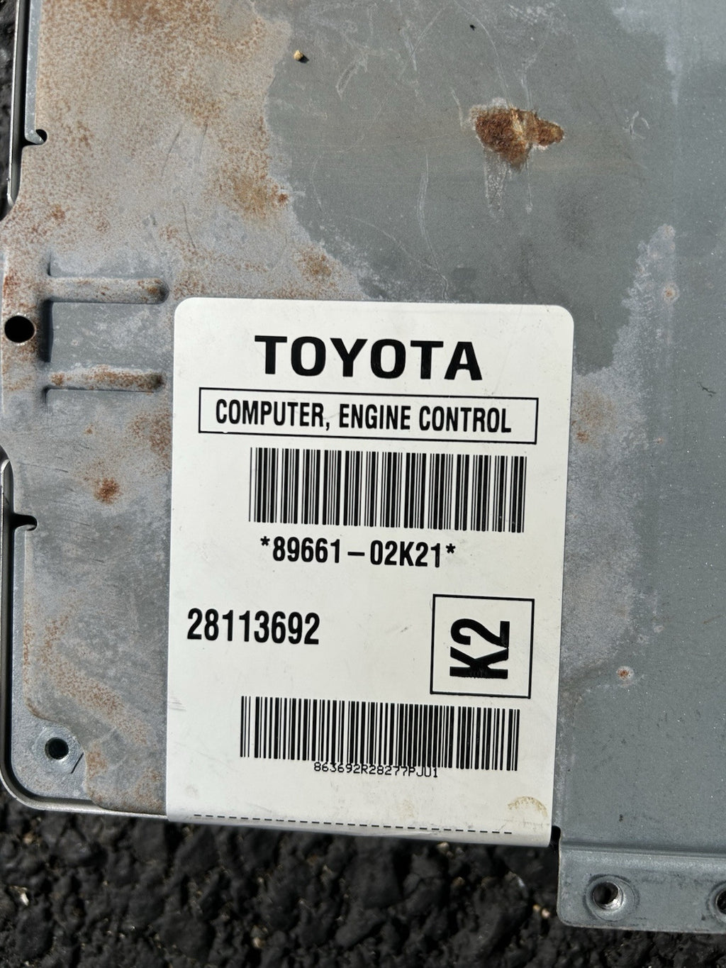 Engine ECM Control Module Fits 05-07 TOYOTA COROLLA 89661-02K21 8966102K21