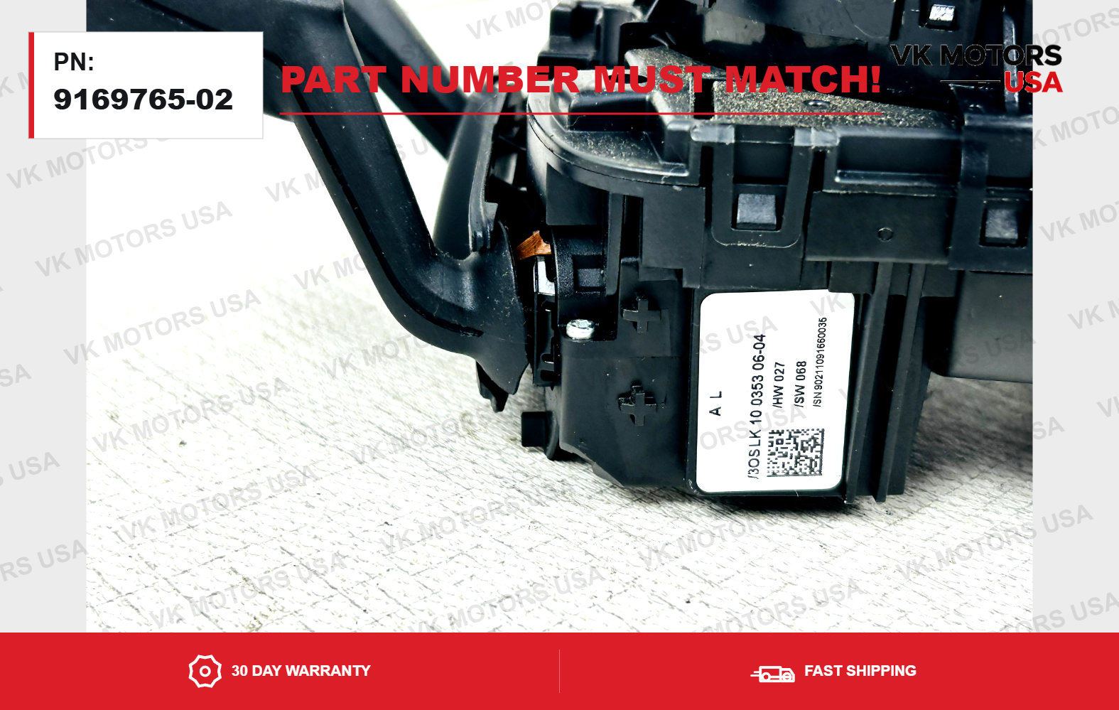 2007-2013 OEM BMW E89 E90 E92 E93 328 335 Clock Spring Steering Angle Sensor Heated