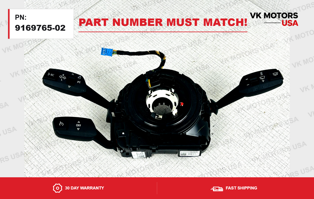 2007-2013 OEM BMW E89 E90 E92 E93 328 335 Clock Spring Steering Angle Sensor Heated