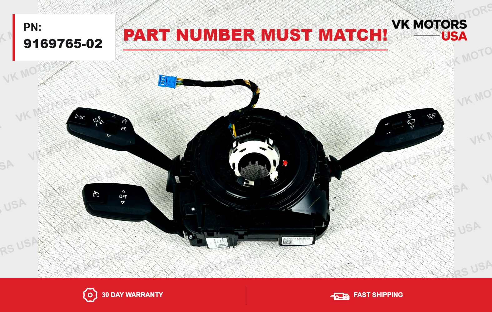 2007-2013 OEM BMW E89 E90 E92 E93 328 335 Clock Spring Steering Angle Sensor Heated